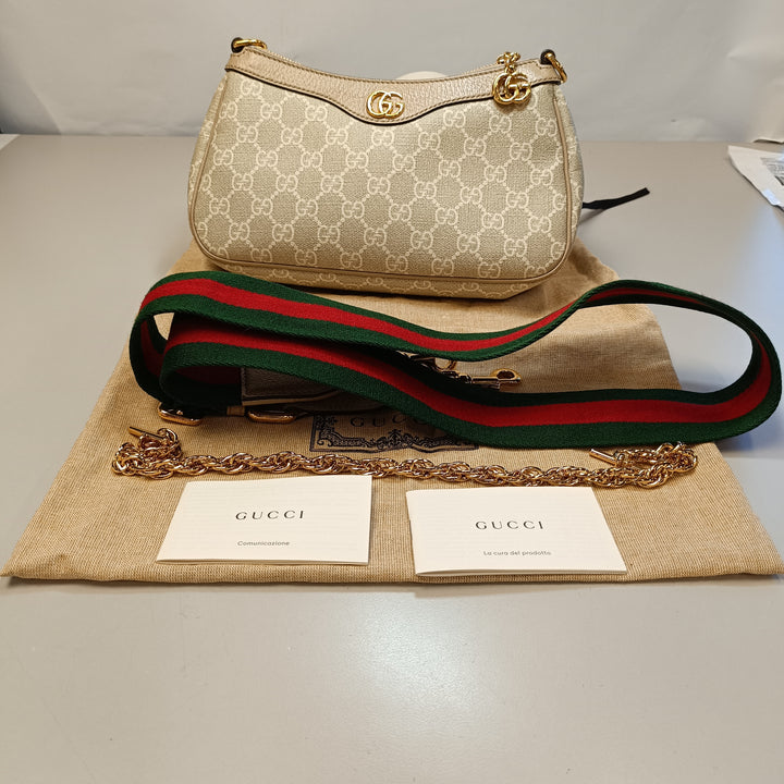 Gucci Small GG Supreme Web Ophidia Sac