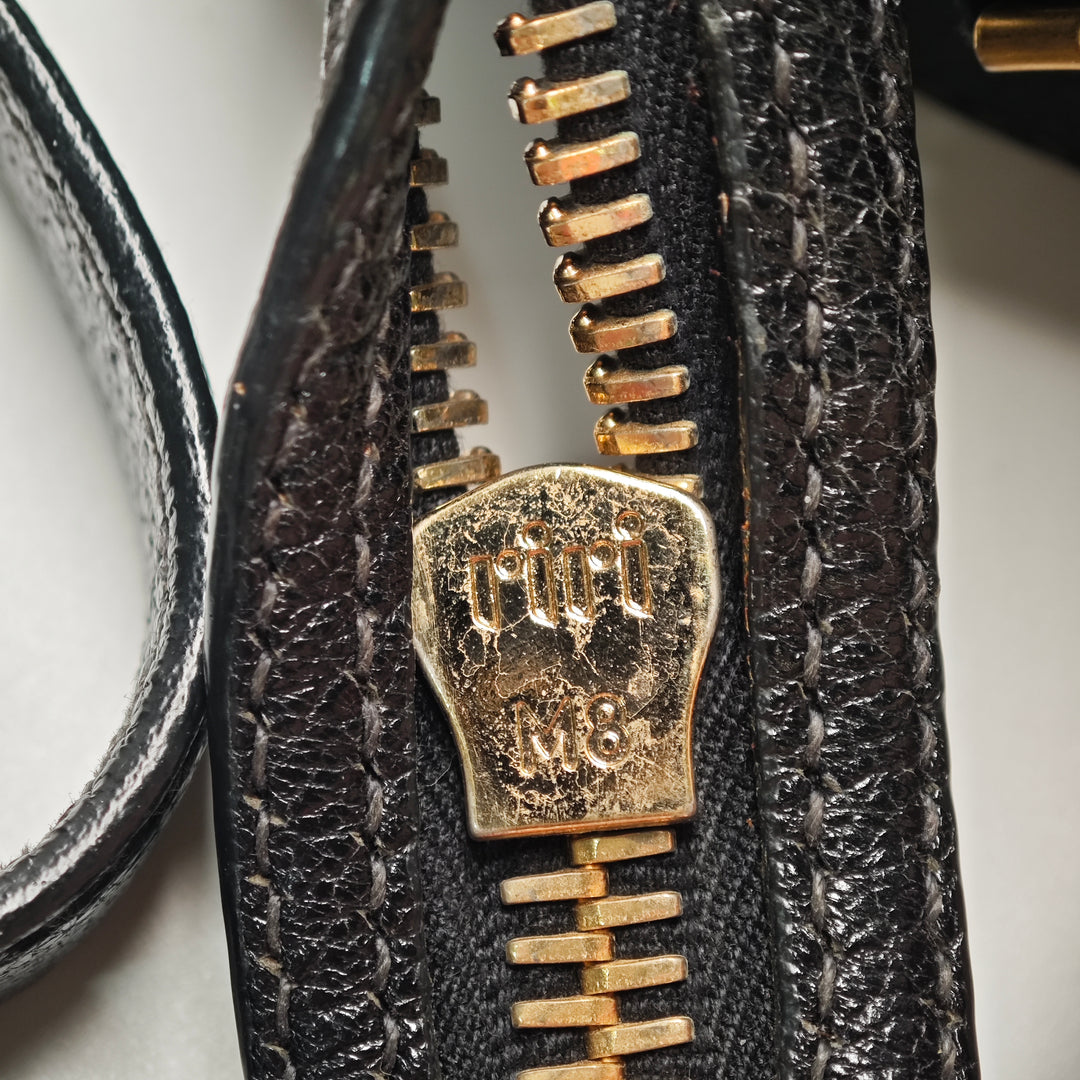 Miu Miu Cuir de chèvre Madras Zip Sac