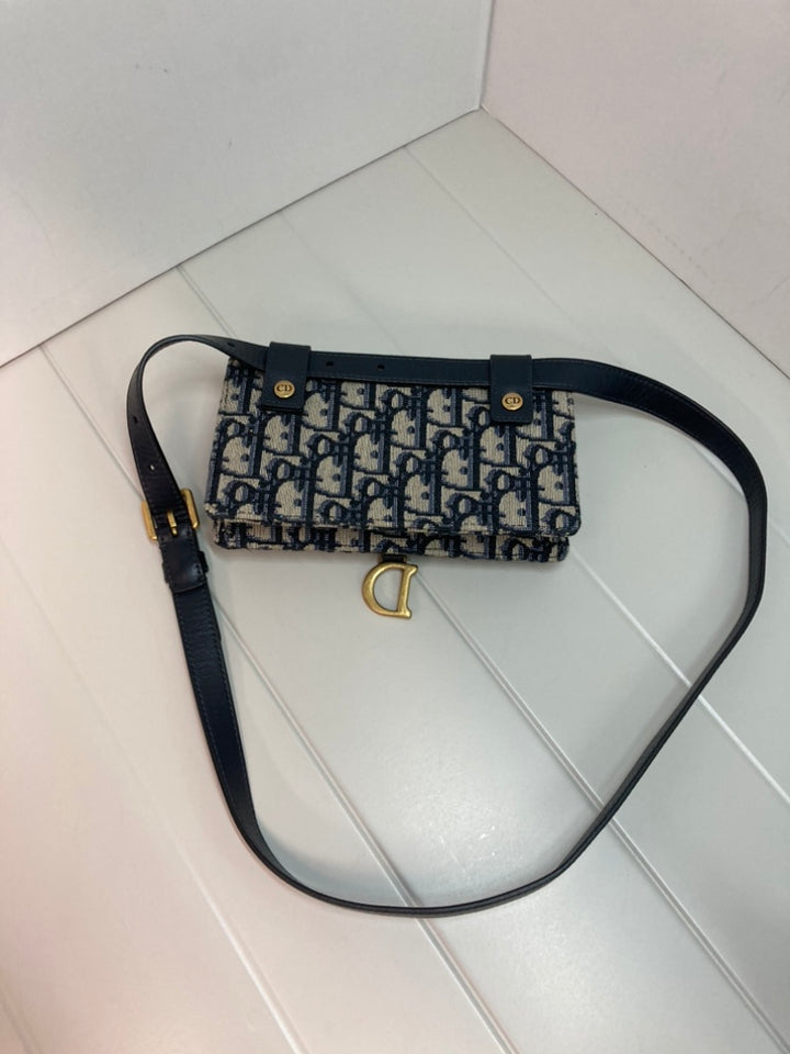 Dior Oblique Toile Saddle Sac ceinture