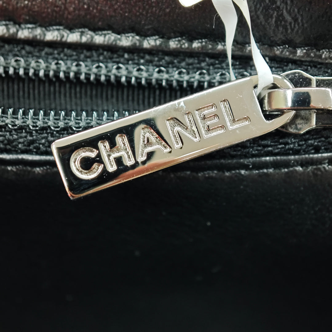 Chanel CC Matelassé Cuir d’agneau Frame Pochette