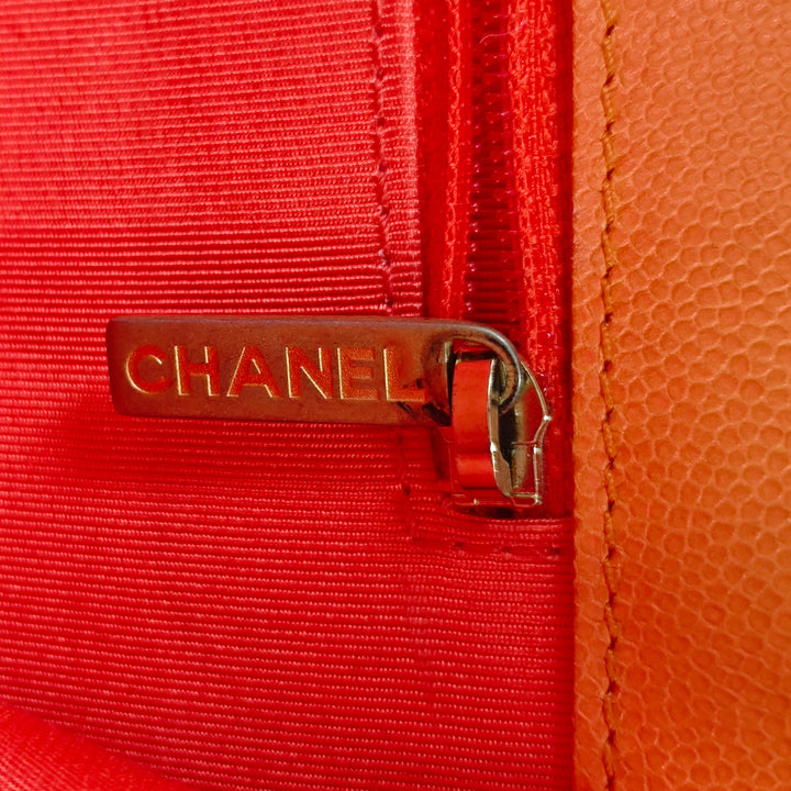 Chanel Small Matelassé Caviar Sunset On The Sea à rabat