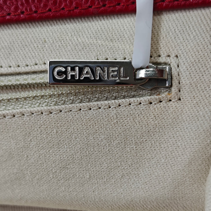 Chanel CC Matelassé Caviar Frame Pochette