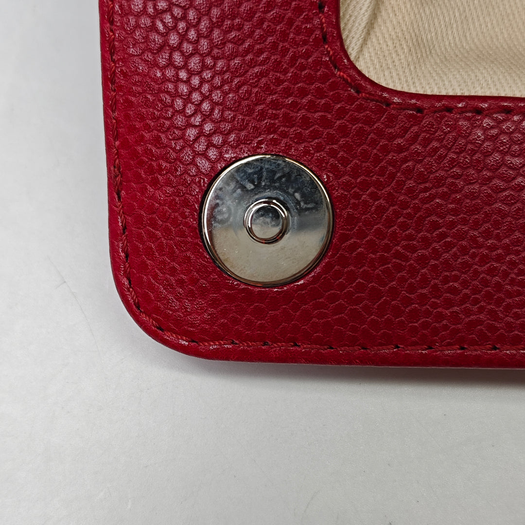 Chanel CC Matelassé Caviar Frame Pochette