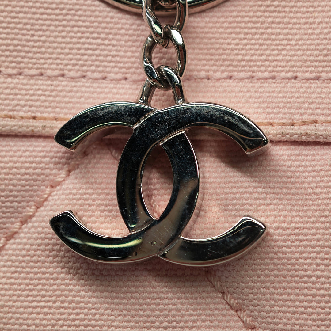 Chanel Small Matelassé Toile Paris Biarritz Cabas