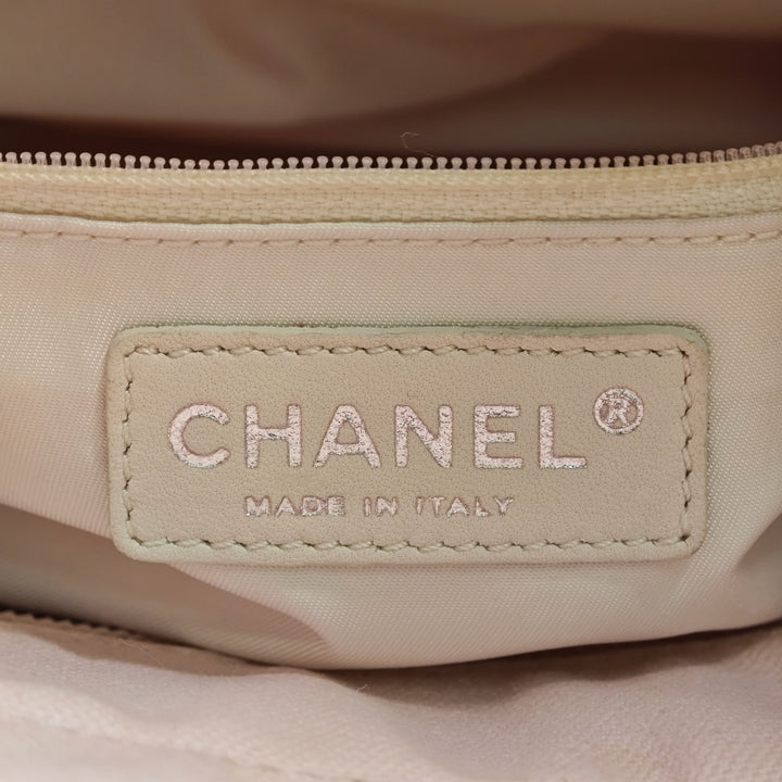 Chanel Small Matelassé Toile Paris Biarritz Cabas