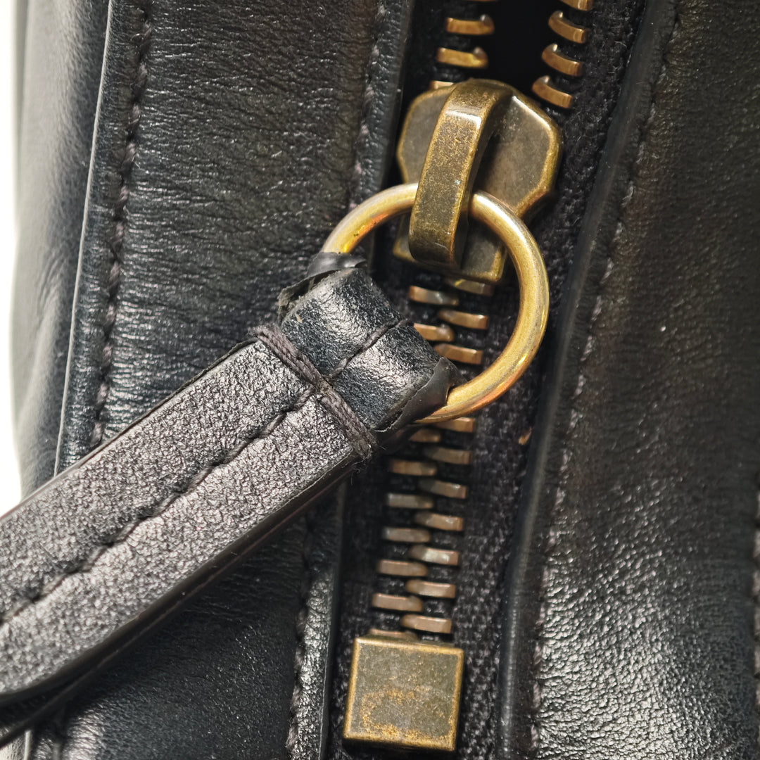 Gucci Mini GG Marmont Matelasse Cuir de veau Half Moon Sac
