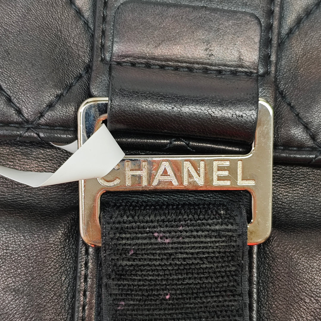 Chanel Matelassé Cuir d’agneau Grip Pochette