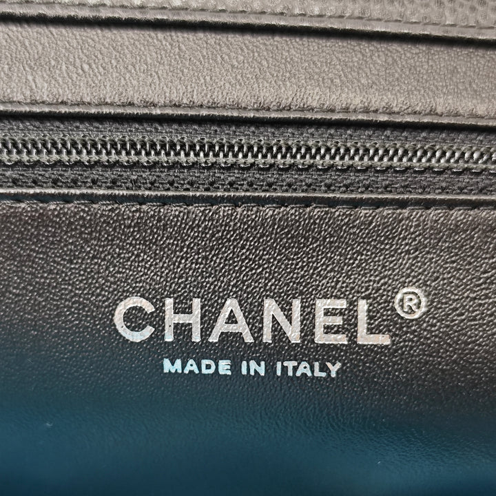 Chanel Large CC Matelassé Caviar Frame Pochette