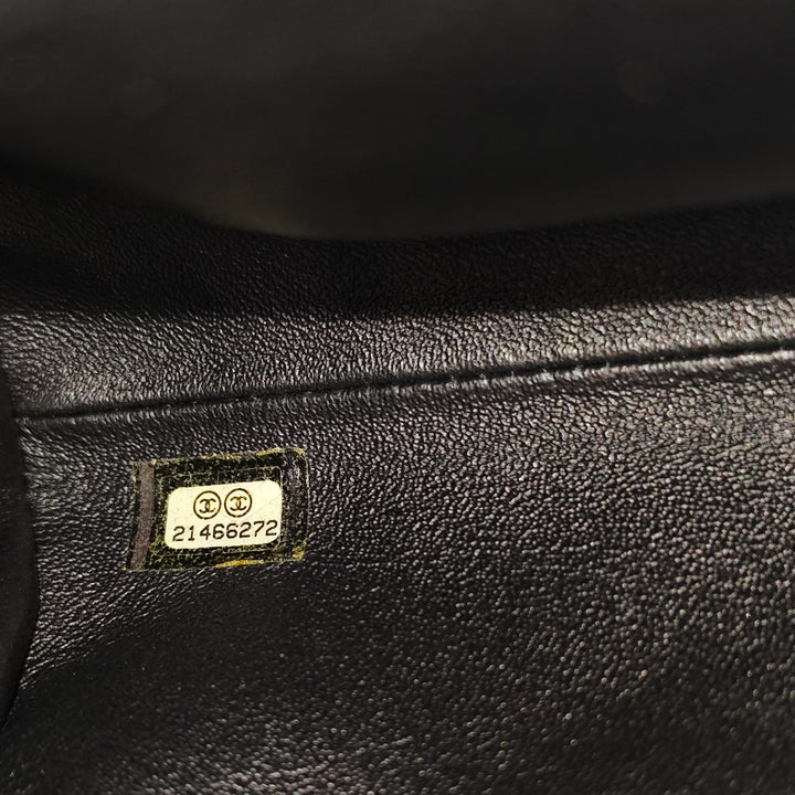 Chanel Large CC Matelassé Caviar Frame Pochette