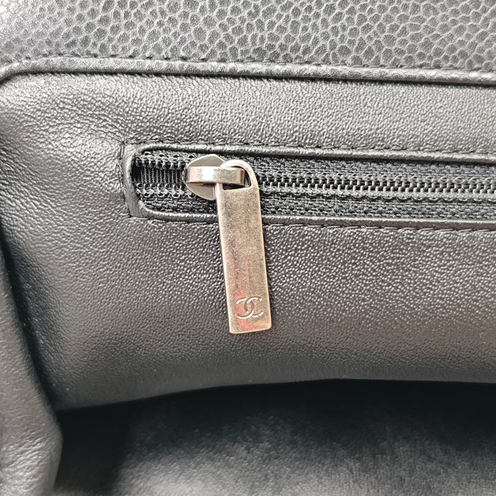 Chanel Large CC Matelassé Caviar Frame Pochette