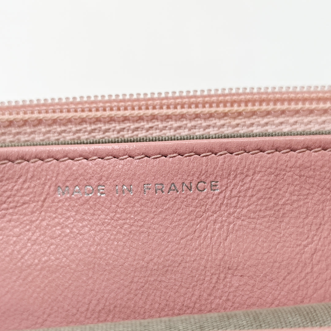 Chanel CC Caviar Wallet on Chain