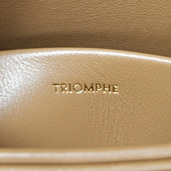 Celine Teen brillant Cuir de veau Triomphe Sac porté croisé