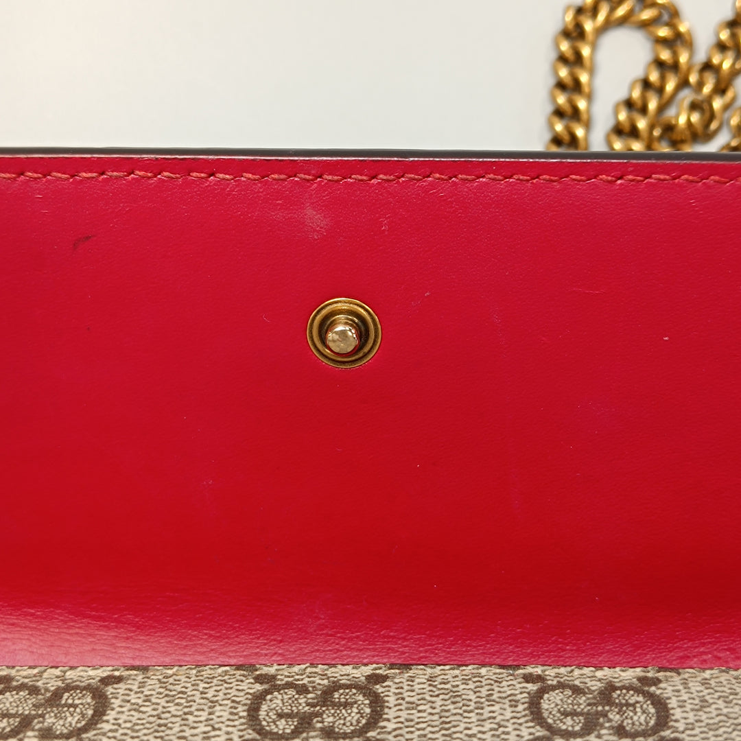 Gucci Mini GG Supreme Cherry Sac porté croisé