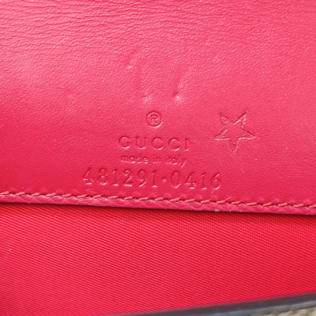 Gucci Mini GG Supreme Cherry Sac porté croisé