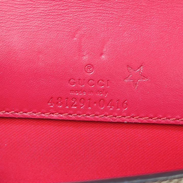 Gucci Mini GG Supreme Cherry Sac porté croisé