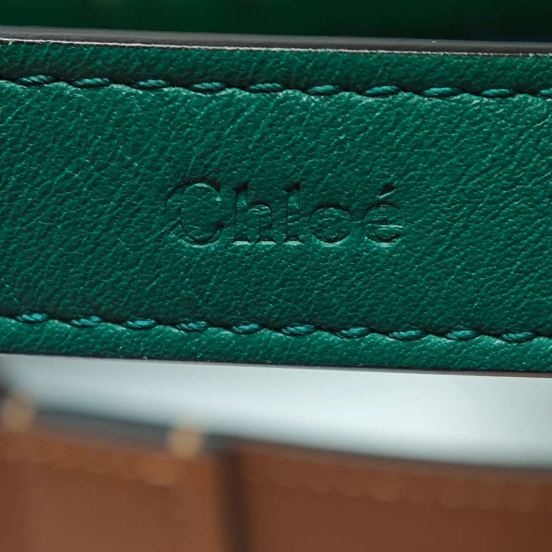 Chloé Small Croc embossé Cuir Tess Sac