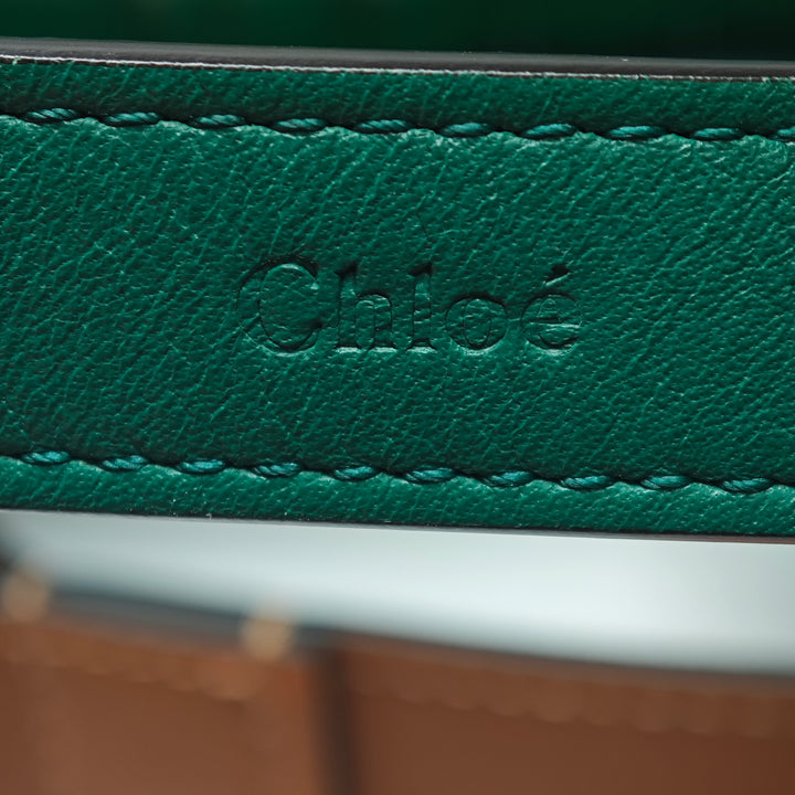 Chloé Small Croc embossé Cuir Tess Sac