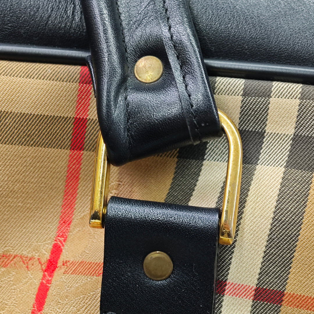 Burberry Haymarket Check Toile Sac de voyage