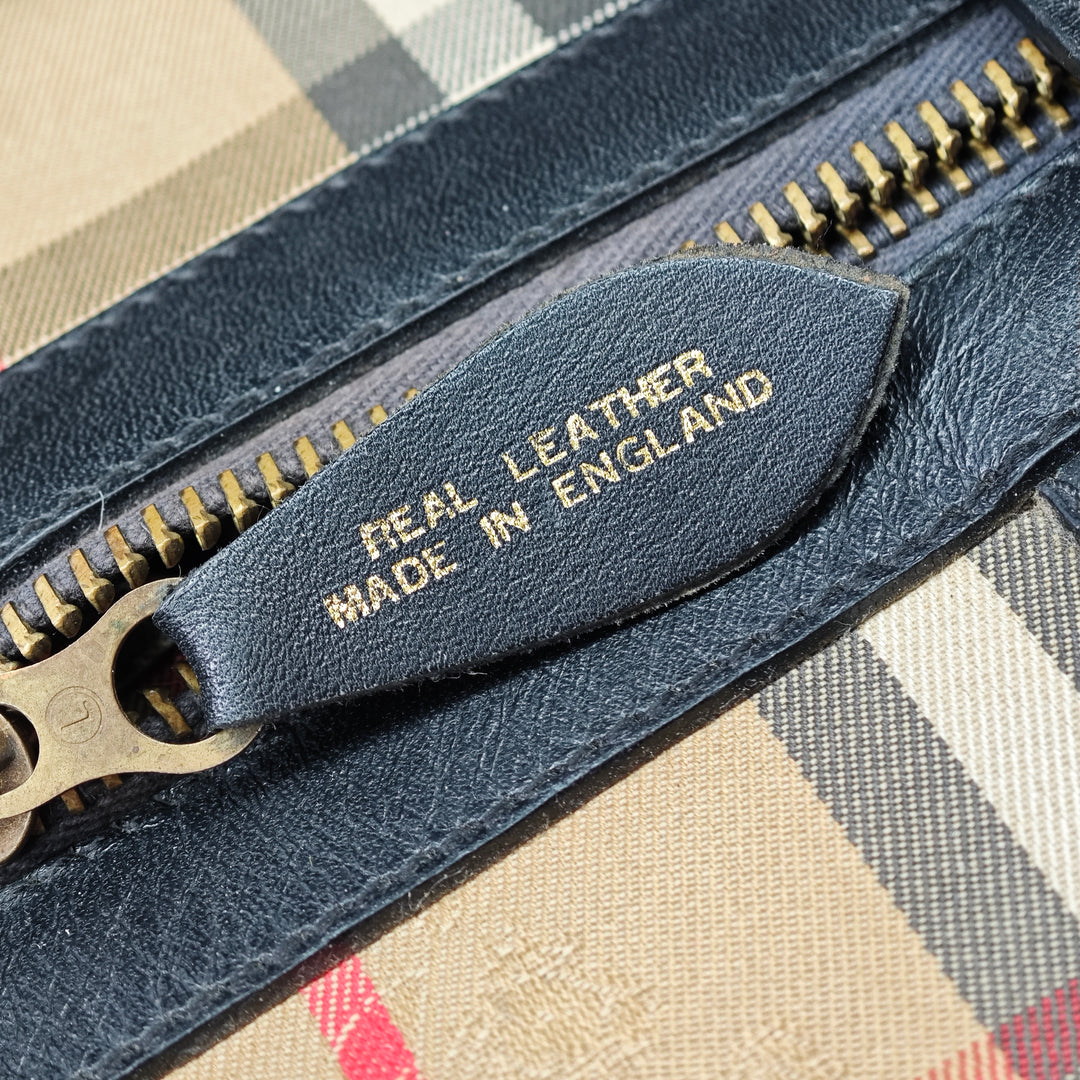 Burberry Haymarket Check Toile Sac de voyage
