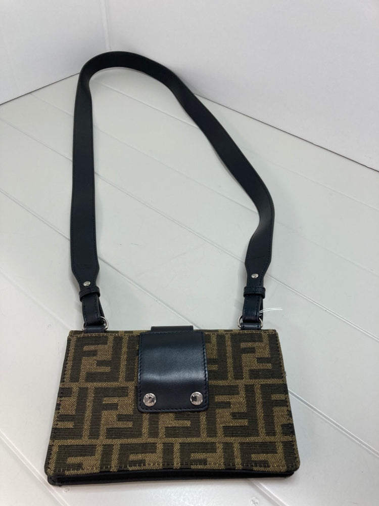 Fendi Zucca Toile Convertible Baguette Pochette