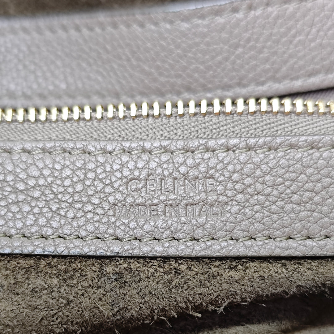 Celine Small Cuir de veau grainé Phantom Cabas Cabas