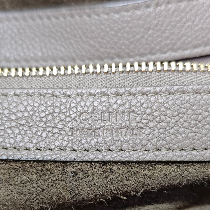 Celine Small Cuir de veau grainé Phantom Cabas Cabas