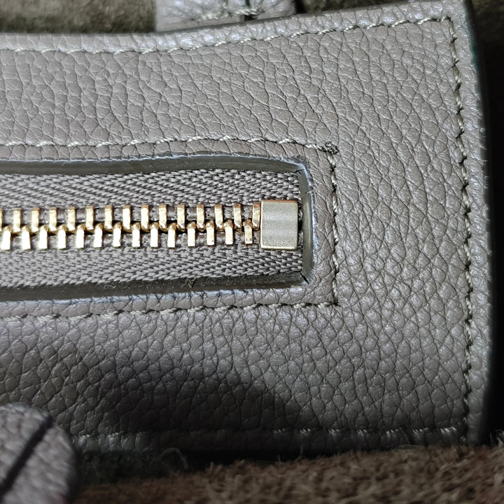 Celine Small Cuir de veau grainé Phantom Cabas Cabas