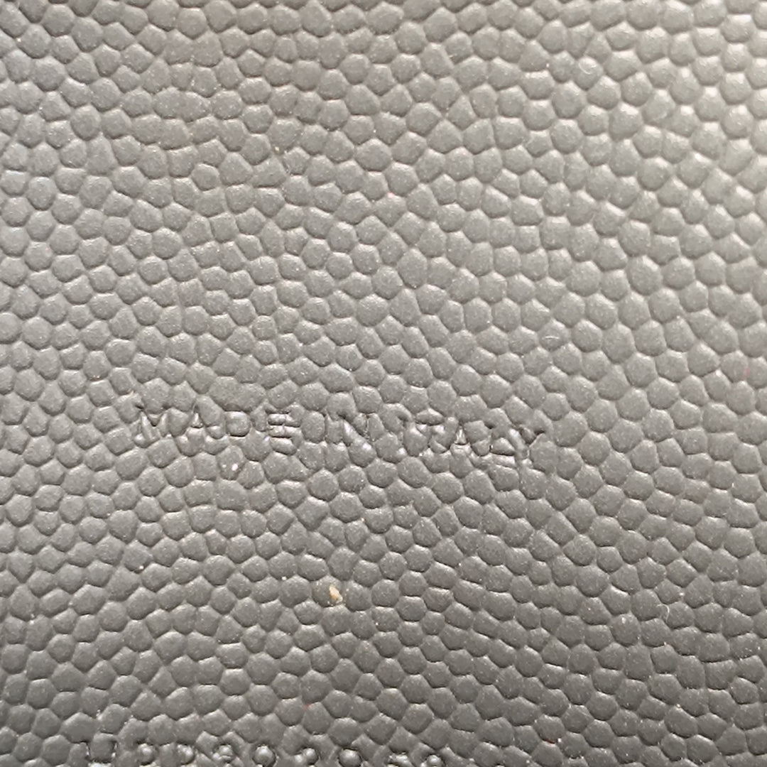 Saint Laurent Grain De Poudre Chevron Cassandre Envelope Chain Portefeuille