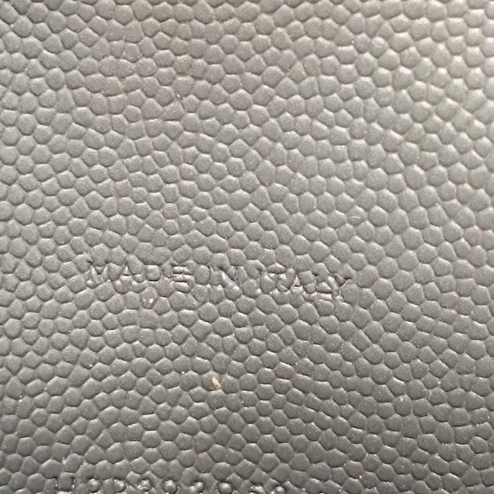 Saint Laurent Grain De Poudre Chevron Cassandre Envelope Chain Portefeuille