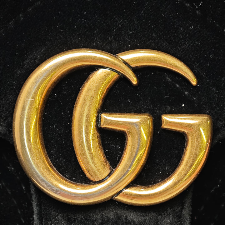 Gucci Small GG Marmont Matelasse Velours Sac bandoulière