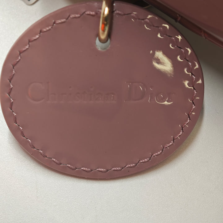 Dior Micro Cuir verni Cannage Lady Dior
