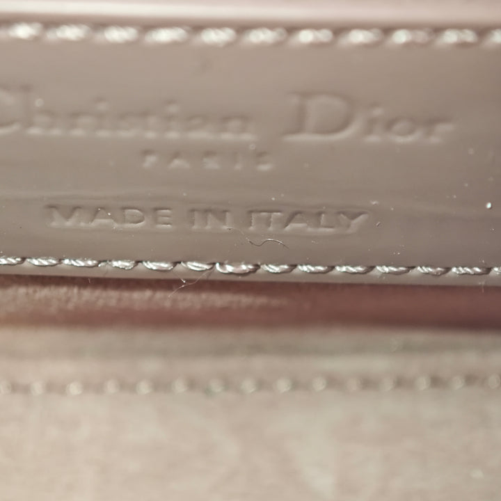 Dior Micro Cuir verni Cannage Lady Dior