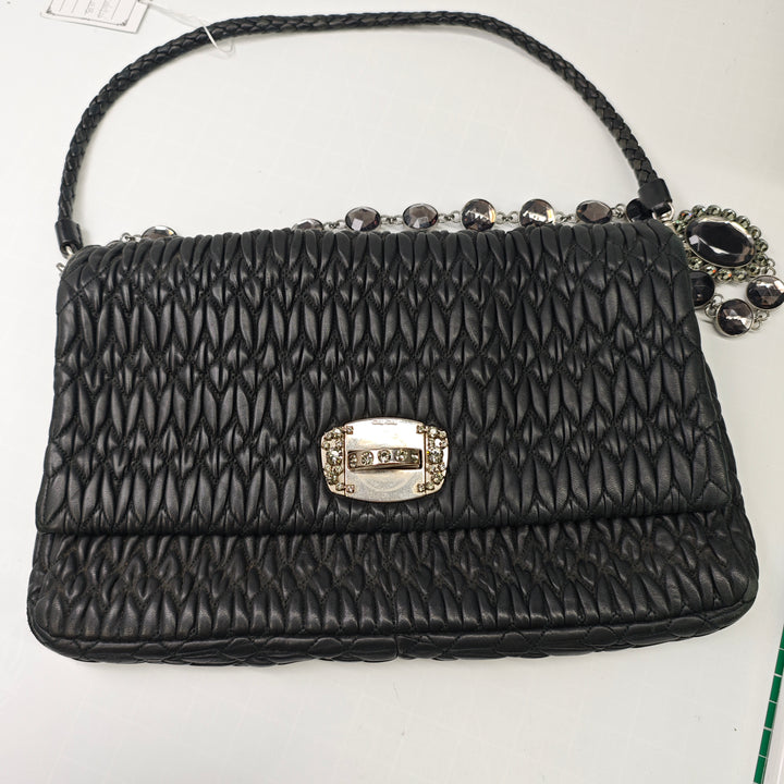 Miu Miu Matelasse Nappa Cristal Chain Sac