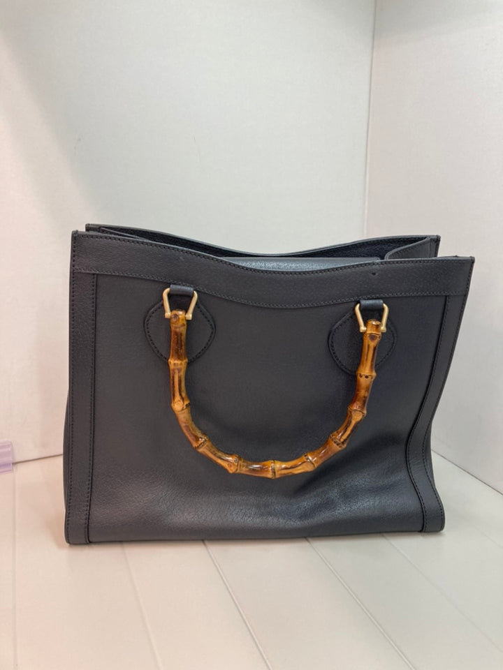Gucci Medium Cuir Bamboo Diana Cabas