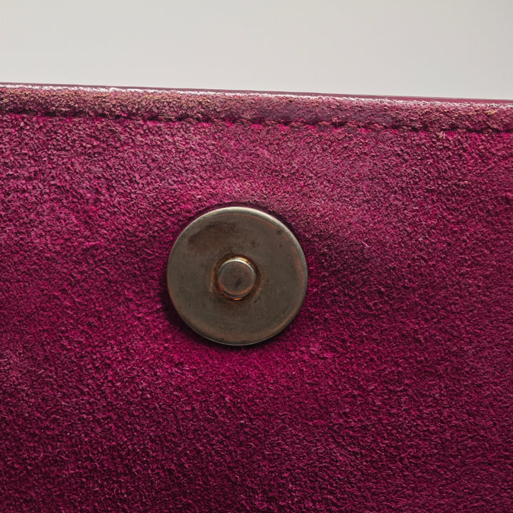 Saint Laurent Large Cuir verni Belle De Jour Pochette