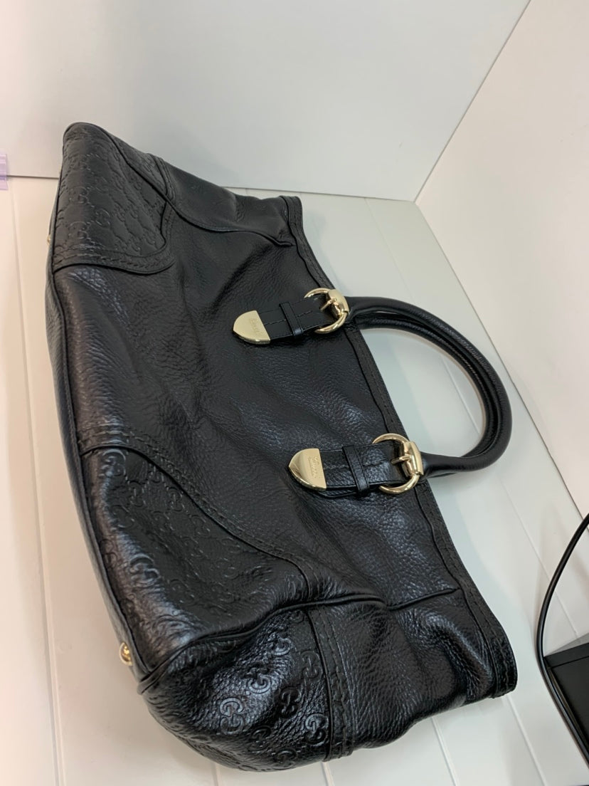 Gucci Guccissima à finitions Cuir de veau Signoria Cabas