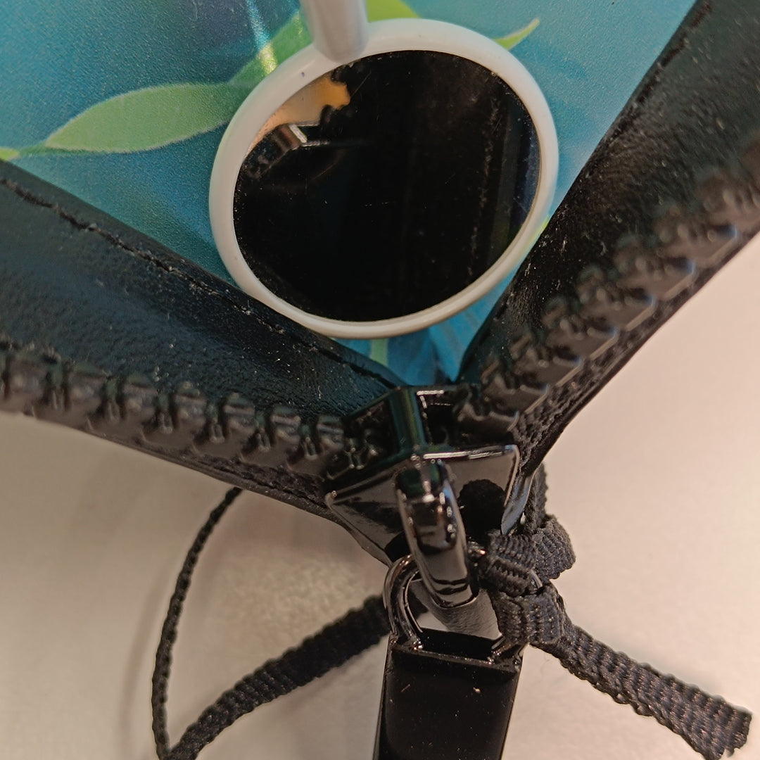 Versace PVC Jungle Print Zipped Pochette