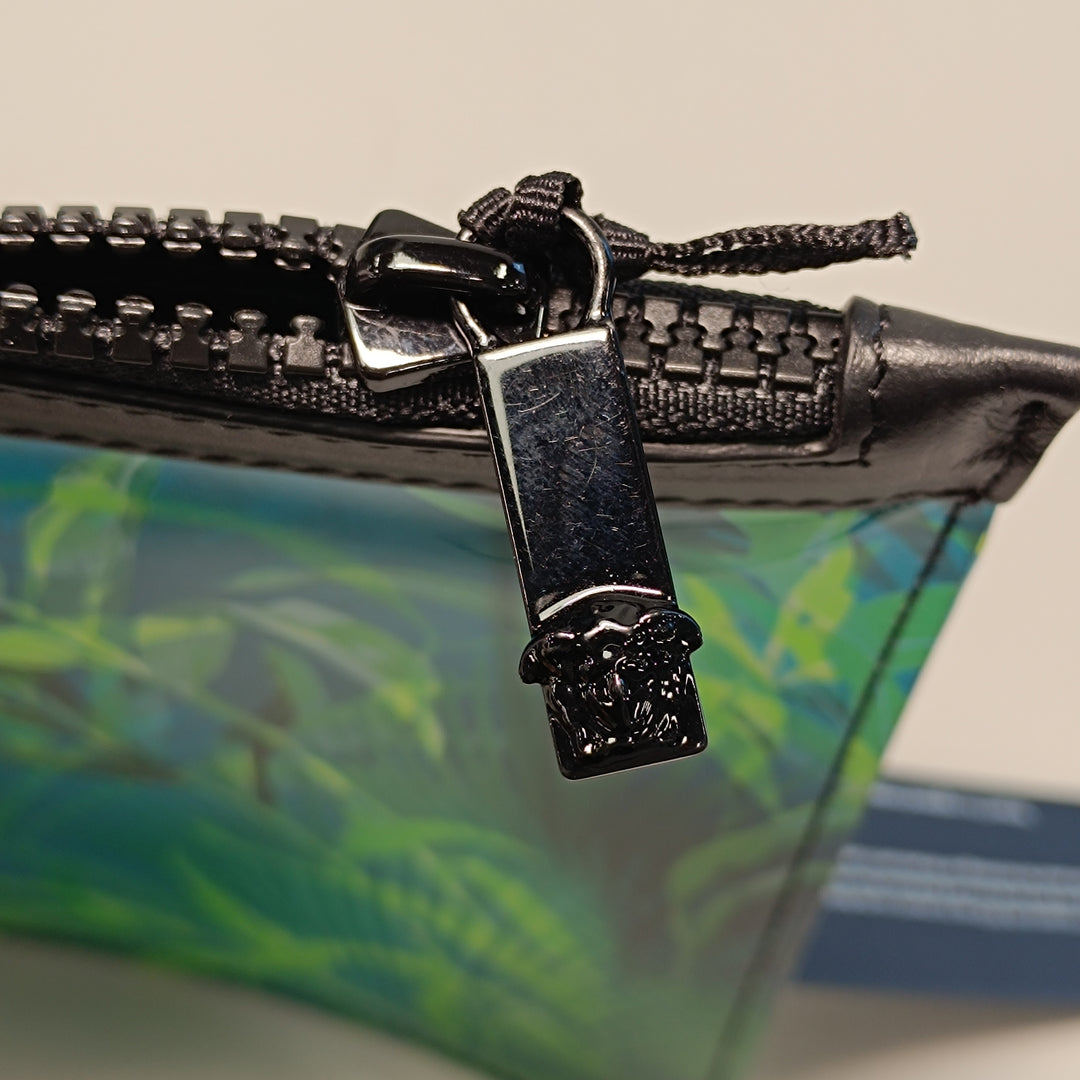Versace PVC Jungle Print Zipped Pochette