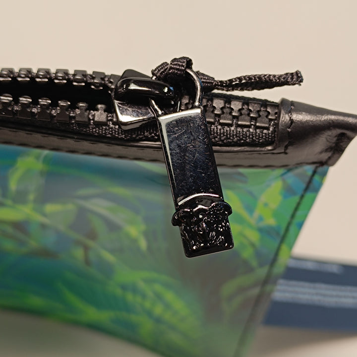 Versace PVC Jungle Print Zipped Pochette