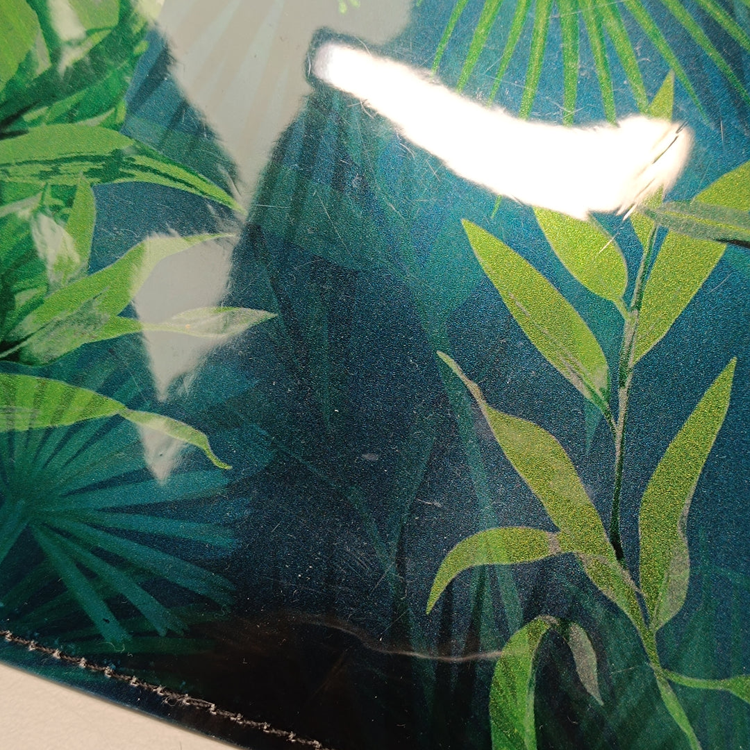 Versace PVC Jungle Print Zipped Pochette