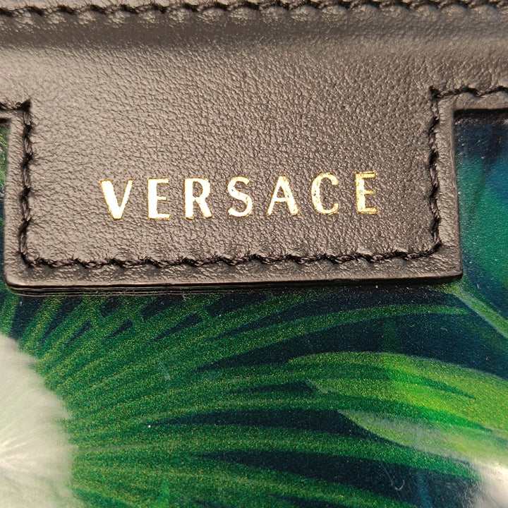Versace PVC Jungle Print Zipped Pochette