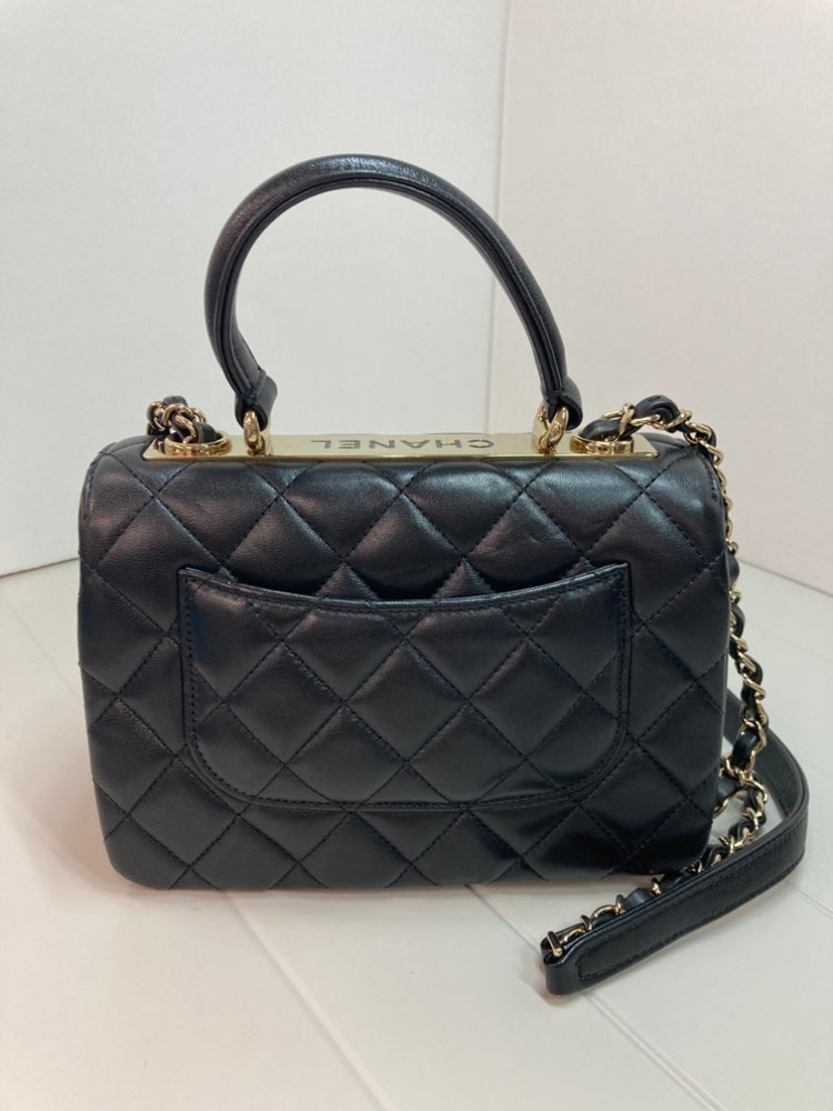 Chanel Mini Matelassé Cuir d’agneau Trendy CC anse supérieure à rabat
