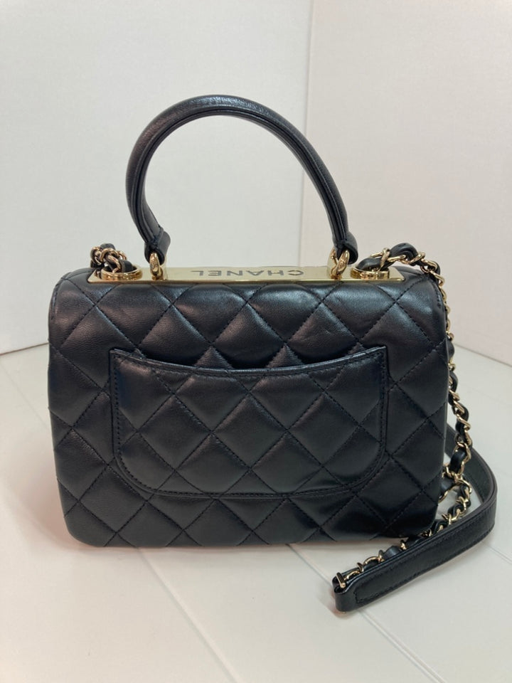Chanel Mini Matelassé Cuir d’agneau Trendy CC anse supérieure à rabat