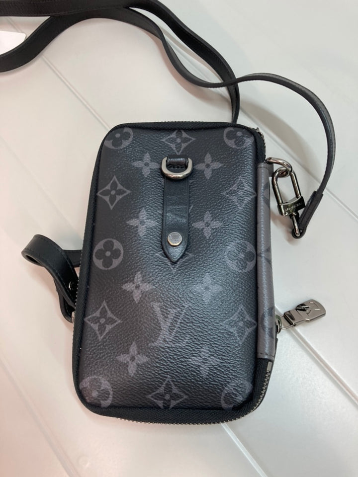 Louis Vuitton Monogram Eclipse Reverse Double Phone Pochette