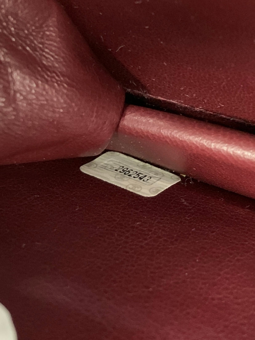 Chanel Mini CC Matelassé Cuir d’agneau Rabat intégral