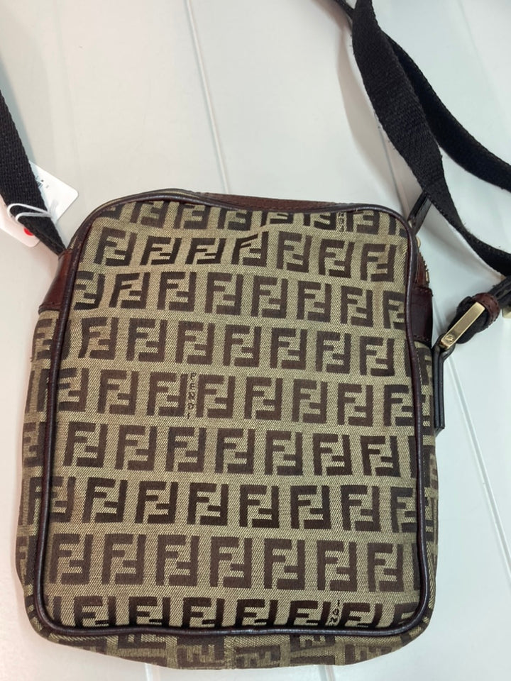 Fendi Zucchino Toile Sac porté croisé