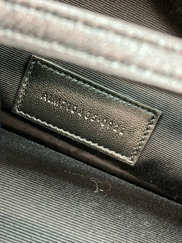 Saint Laurent Laine brodé Rive Gauche Pochette