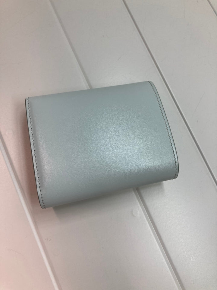 Celine brillant Cuir de veau Triomphe à rabat Small Portefeuille