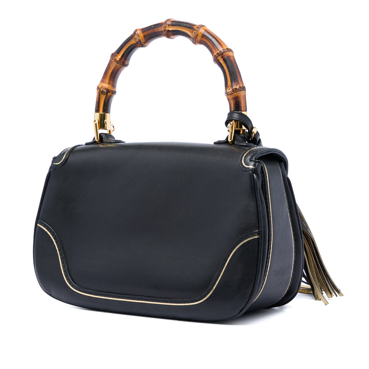 Gucci Medium Cuir de veau New Bamboo sac à anse supérieure