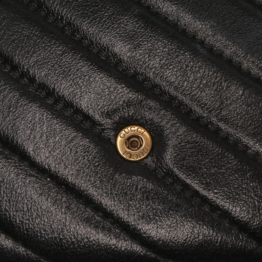 Gucci GG Marmont Matelasse Cuir Torchon Wallet on Chain